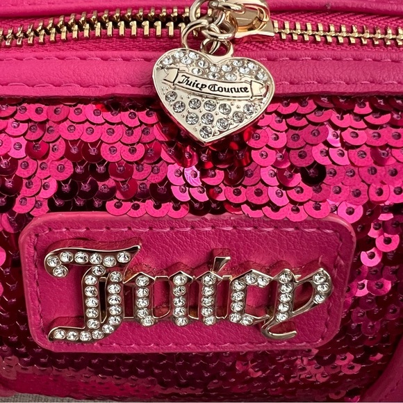 Juicy Couture Queen Of Everything Sequins Mimi Barrel Crossbody Bag - Picture 4 of 7